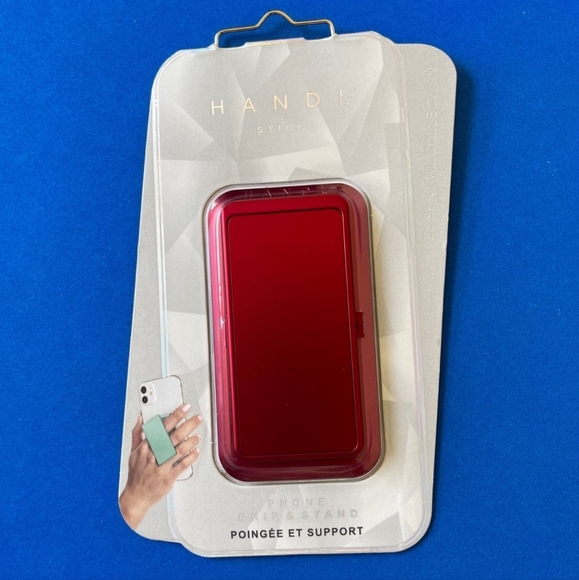 HANDL Stick Phone Grip & Stand - MATTE RED - Picture 1 of 3